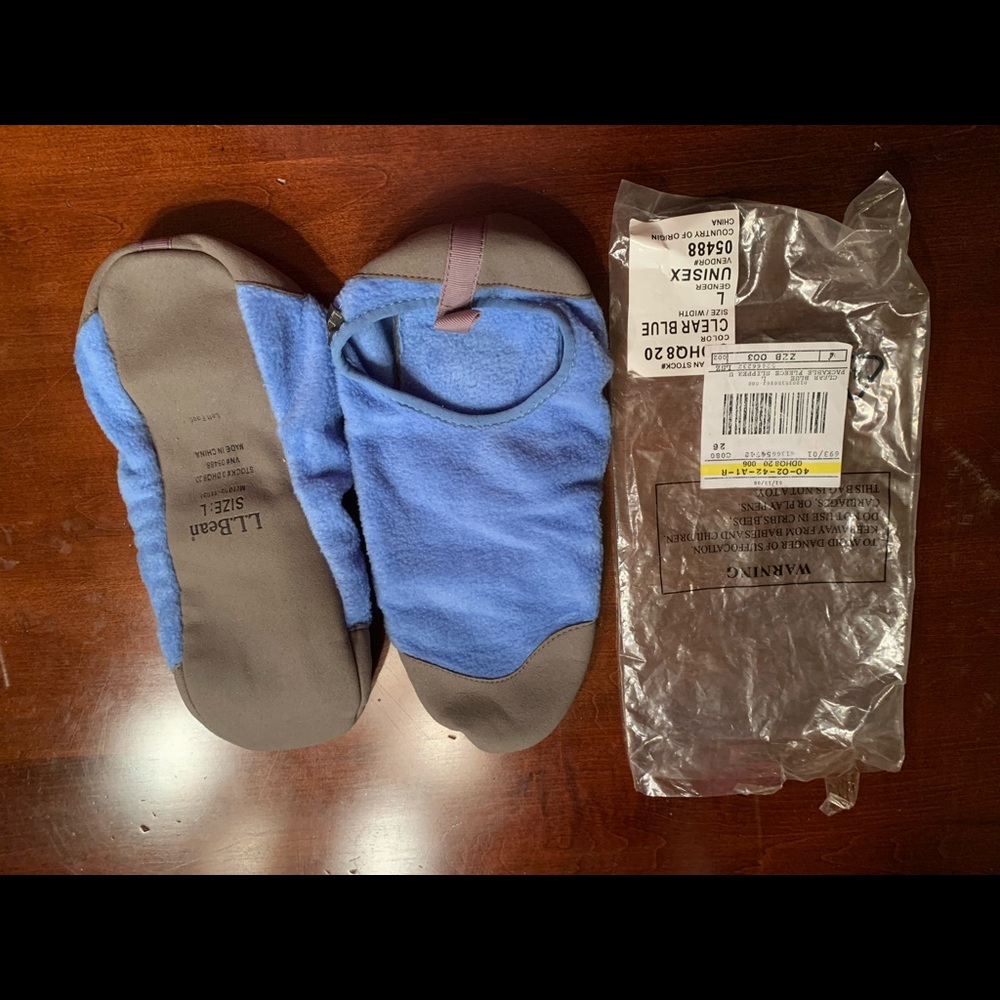 LL bean travel slippers